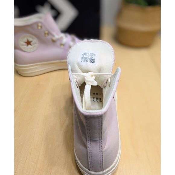 Converse CTAS Lift Platform Summit Pink Buckle High Top Shoes Women's 9 NIB - Picture 11 of 15